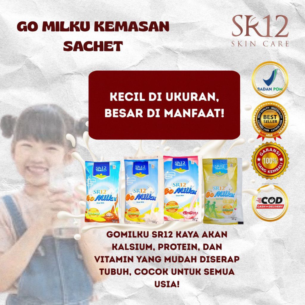 

Susu Gomilku Sachet SR12 – Rasa Enak & Bernutrisi! Cocok untuk Anak & Dewasa | HALAL MUI & Terdaftar BPOM RI ✅