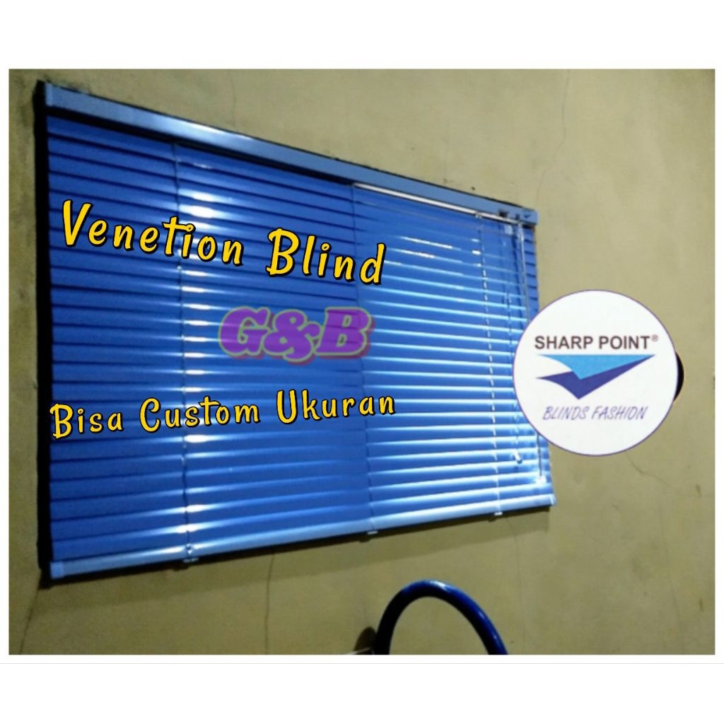 |G&B| VENETIAN BLIND SHARP POINT | KEREY ALUMUNIUM | TIRAI LIPAT