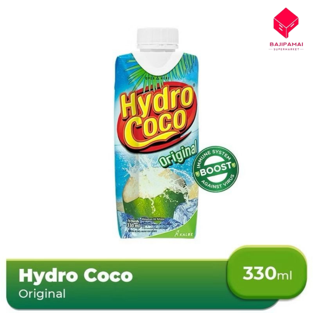 

Hydro Coco Original Berbagai Ukuran - 1000ml, 1 Liter / 500ml / 330ml