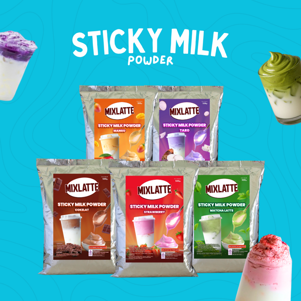 

Bubuk Minuman Sticky Milk - Powder Drink Sticky Milk Cuma Satu Bahan Udah Kental & Manis