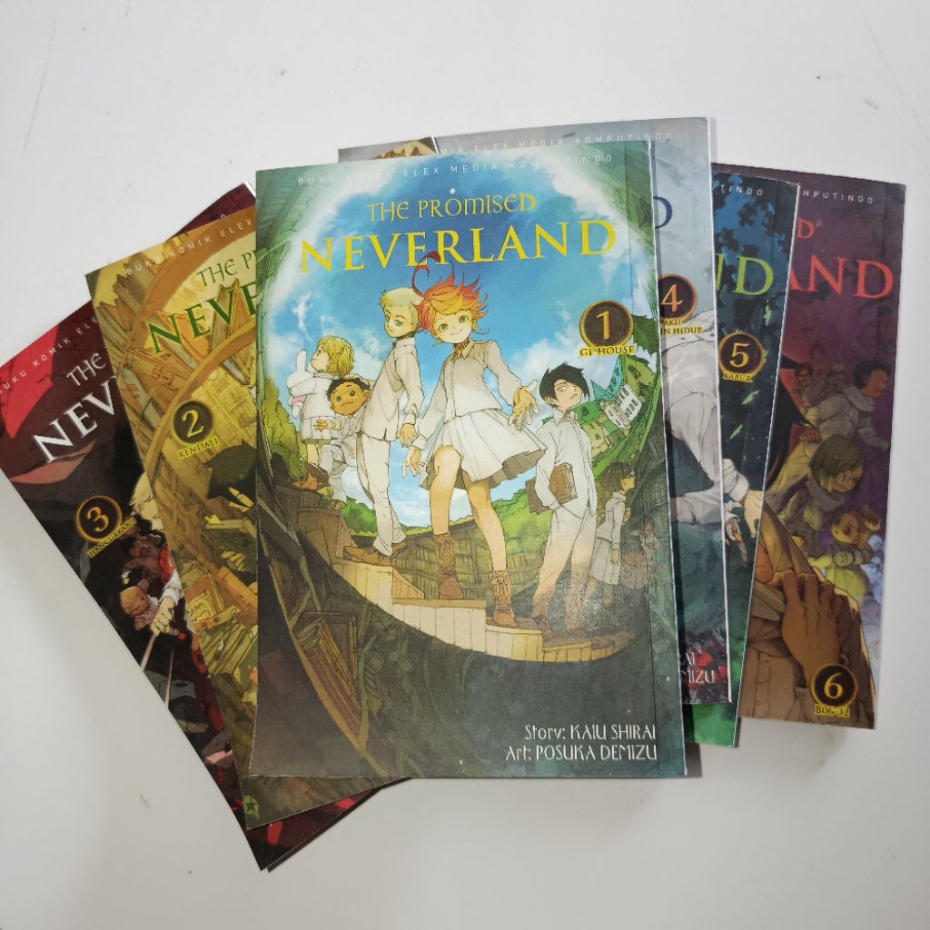 The promised Neverland set 1-6 ORIGINAL