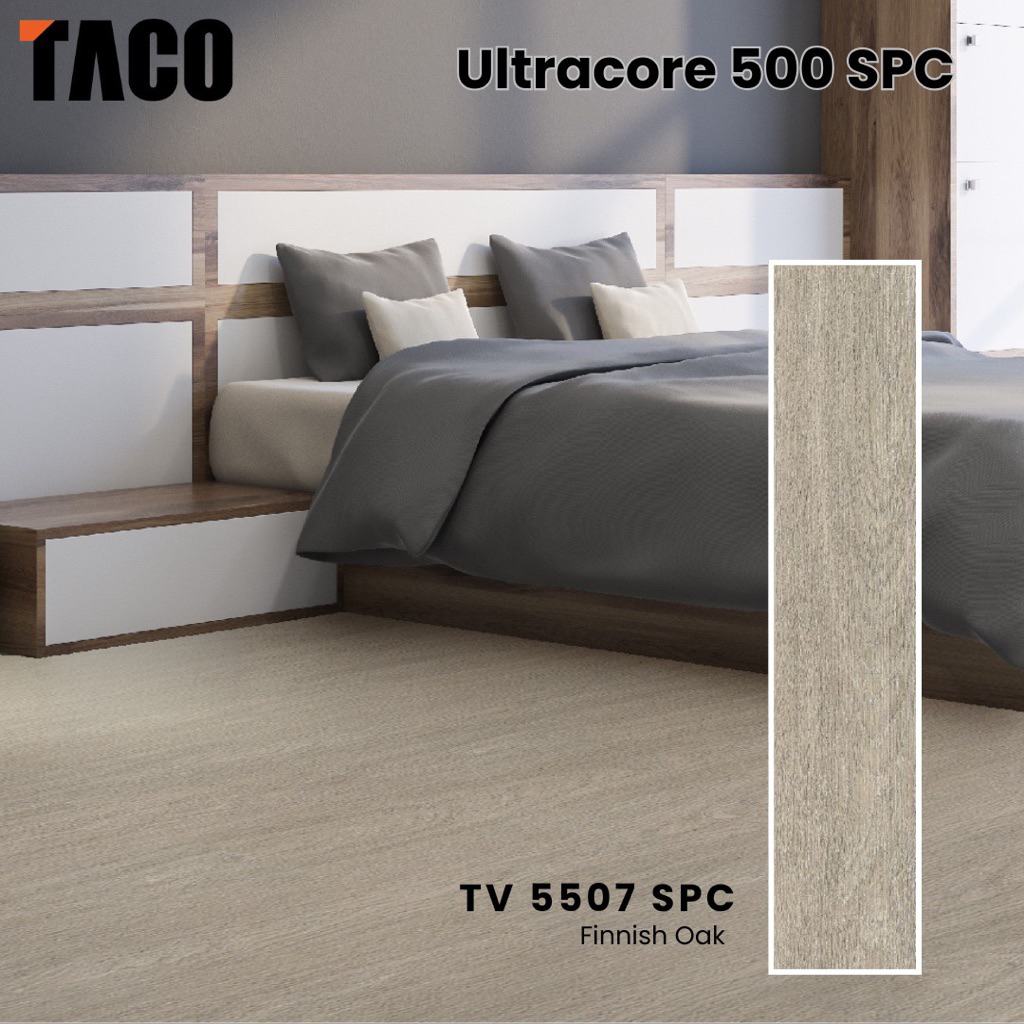 SPC TACO tebal 5mm TV 5507 SPC lantai spc taco harga perbox