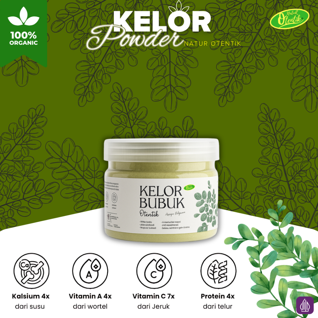 

Natur Otentik Daun Kelor Bubuk Premium Moringa Oleifera - Superfood