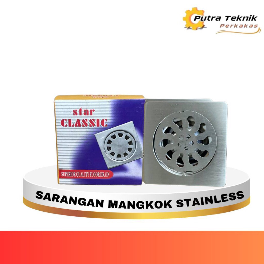 SARINGAN GOT STAINLESS MANGKOK + KLEP CLASSIC ROUND 4 (041610438)