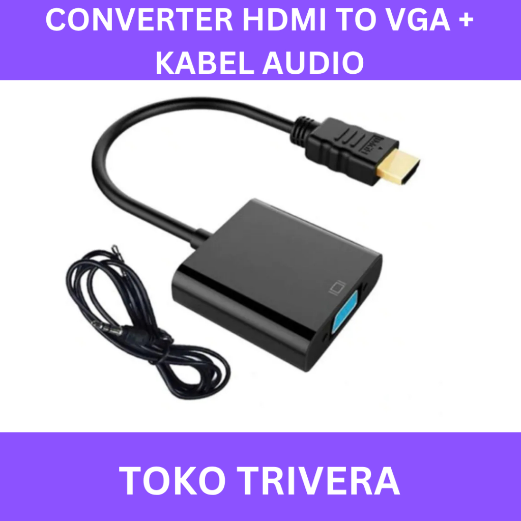 CONVERTER HDMI TO VGA / CONVERTER HDMI TO VGA WITH AUDIO