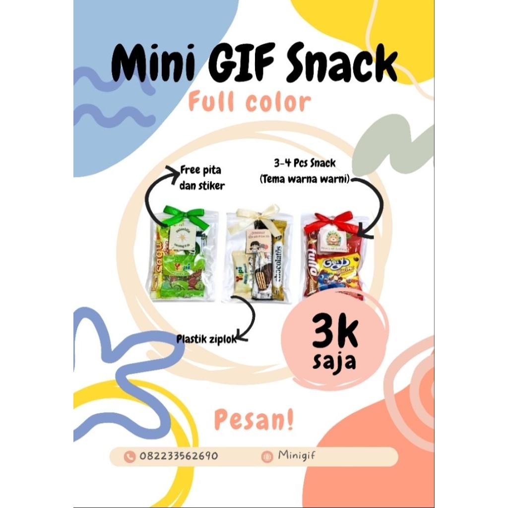 

mini GIF Snack ekonomis (bisa request tulisan) setiap pembelian 20 gratis 1 berlaku kelipatan