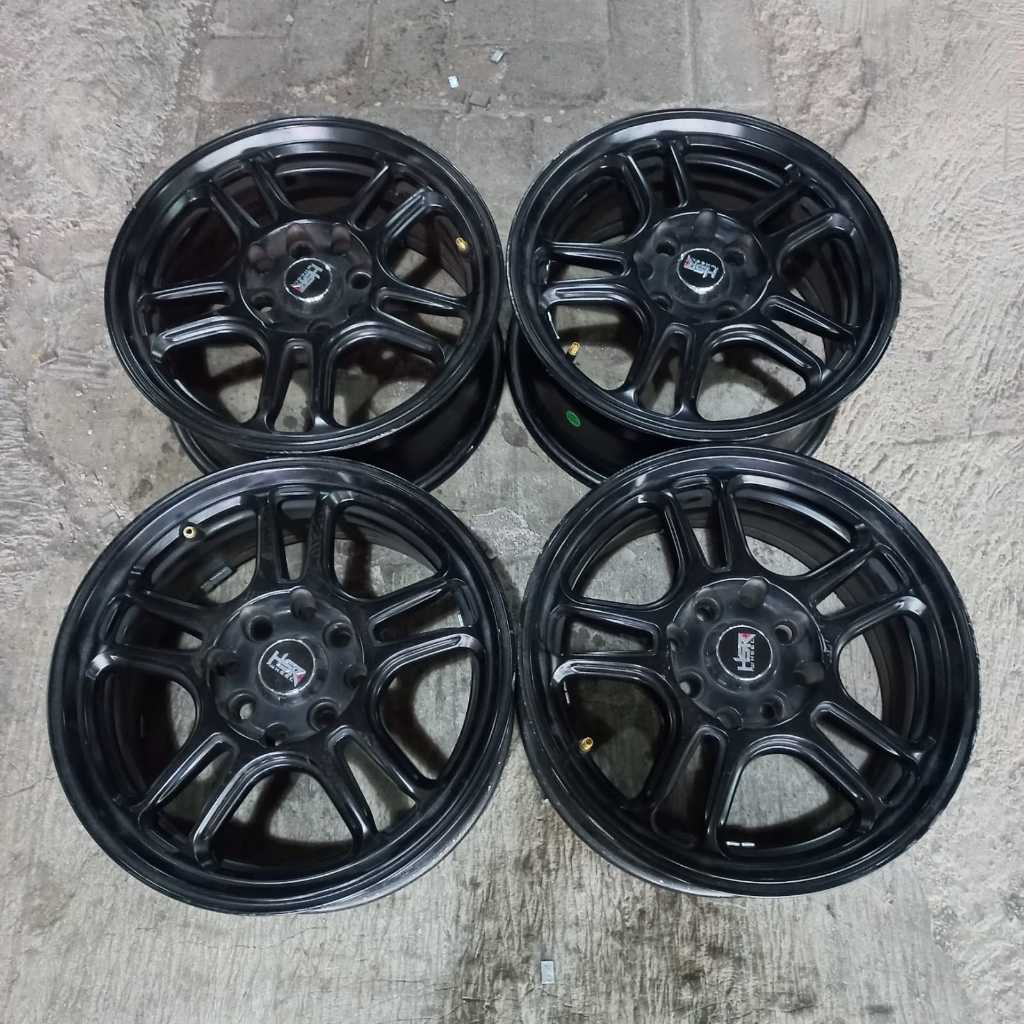 velg seken hsr nxspo r14 pcd 4x100/114 velg only brio agya avanza xenia dll