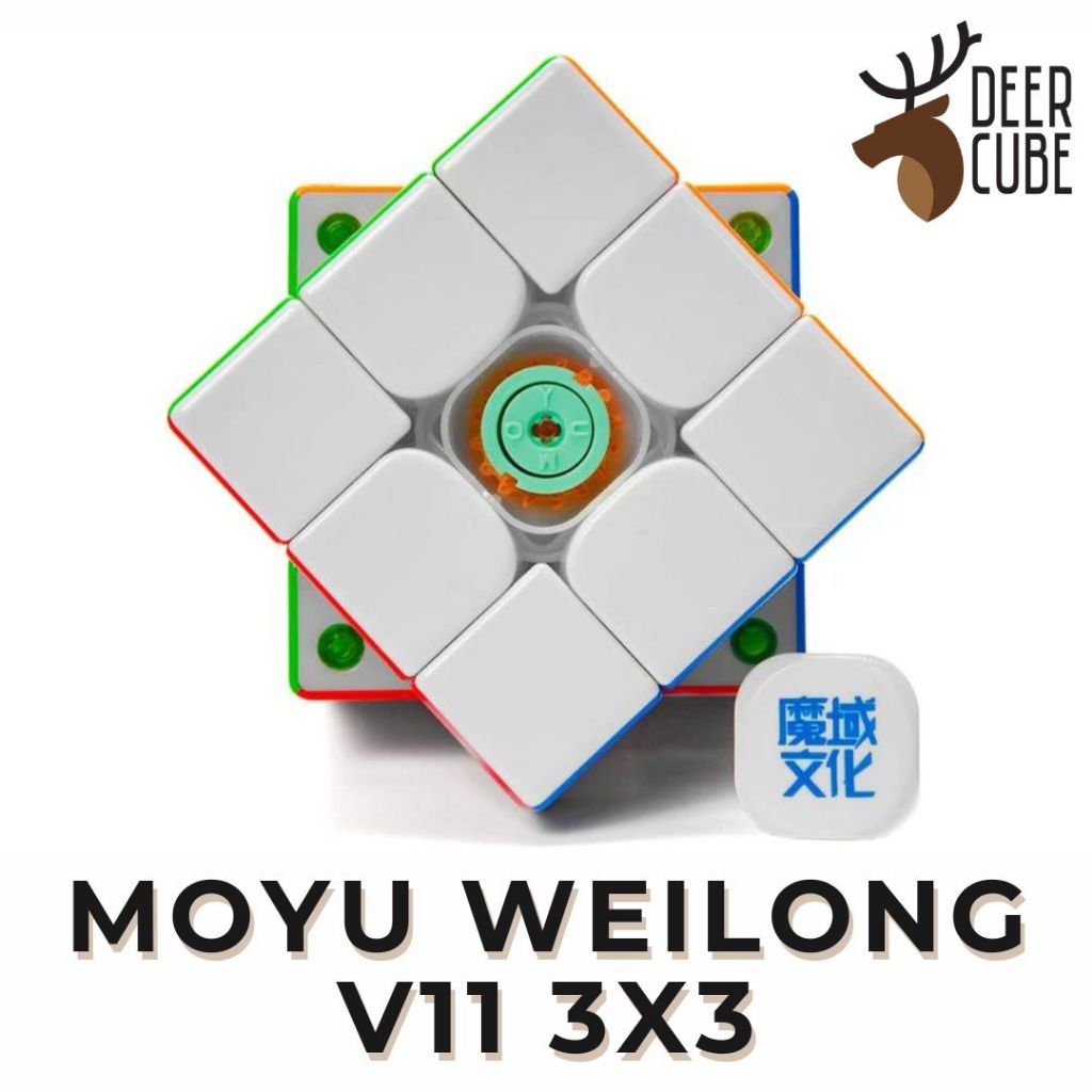 MoYu WeiLong V11 3x3 Maglev BC UV - Cubes Magnetic Stickerless Wei Long V 11 Ballcore Magnetik Cube