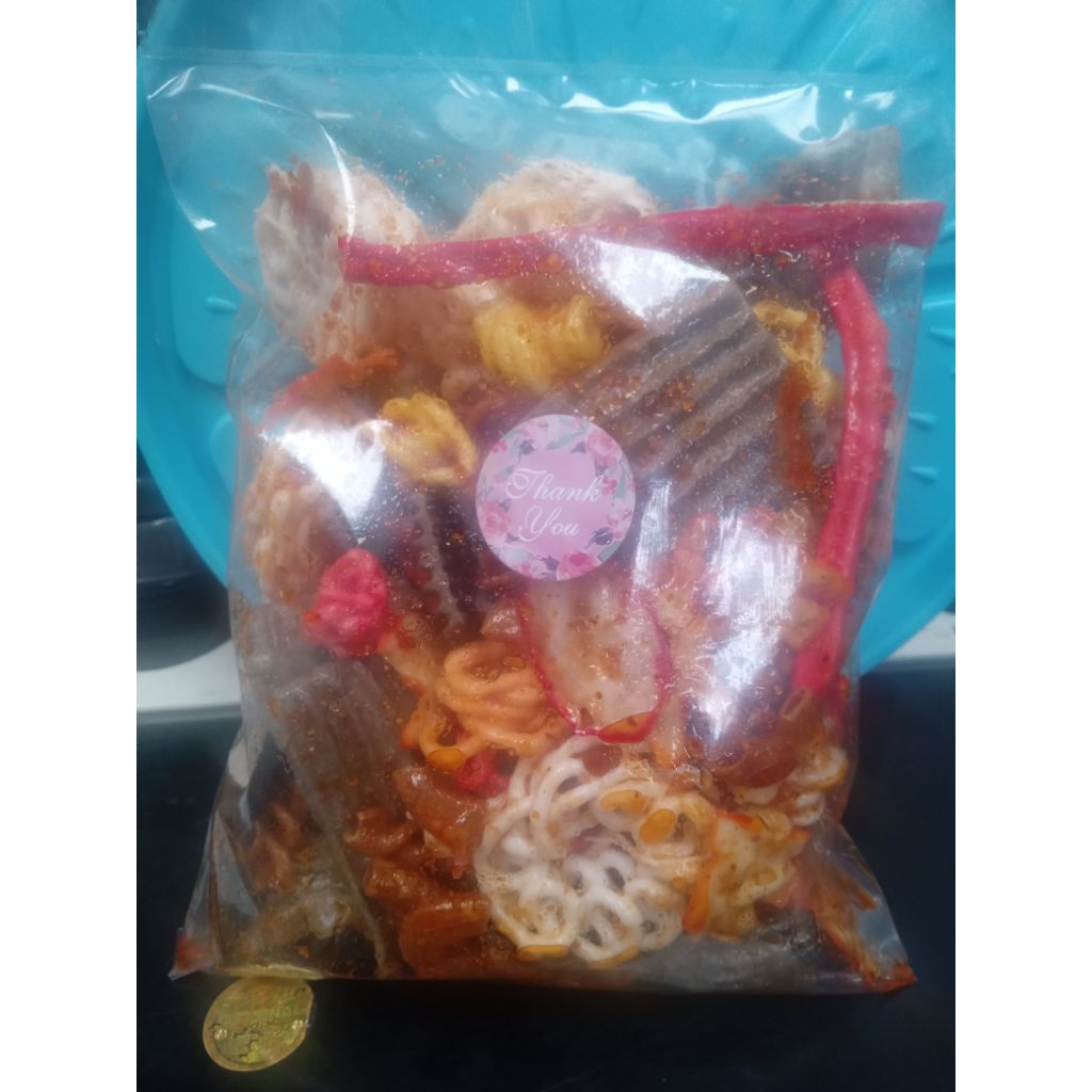 

krupuk bantet campur kemasan besar