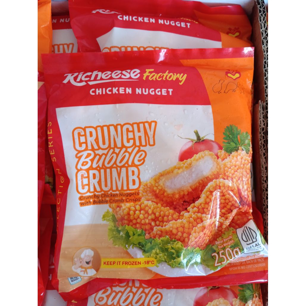 

Chicken Nugget Bubble Crumb Richeese 250gr