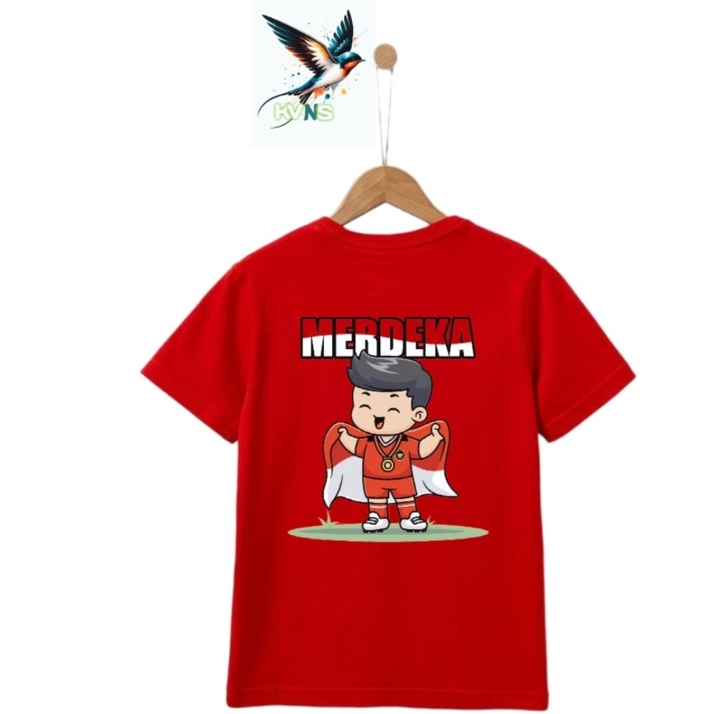 Kaos Anak hut RI 80th caton