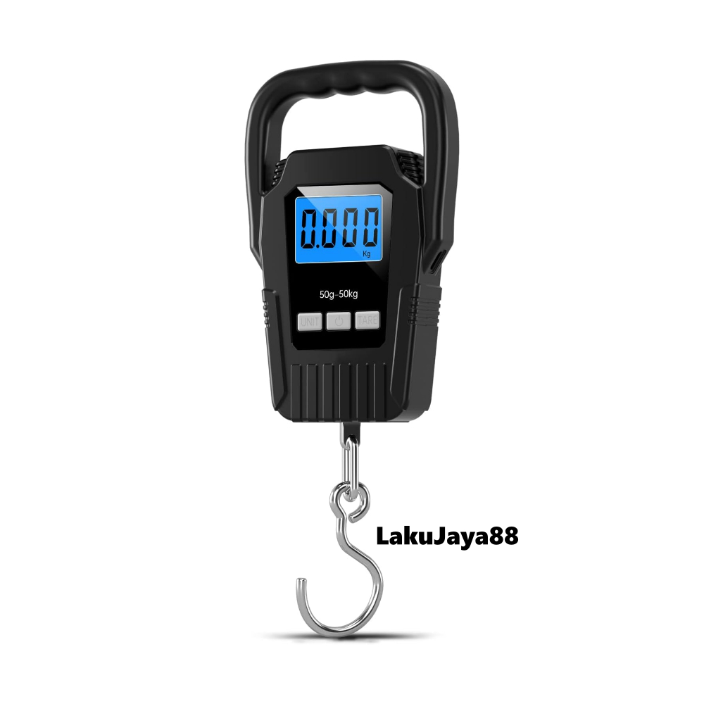 Timbangan Ikan Digital Timbangan Gantung Timbangan Pancing, Timbangan Bagasi 110lb/50kg