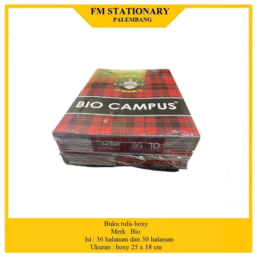 

BUKU TULIS BOXY MERK BIO