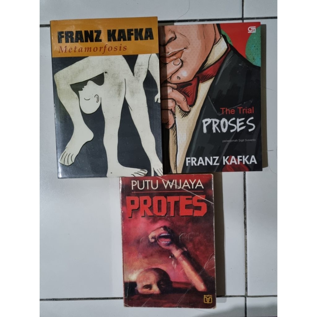 (Booked) Metamorfosis dan Proses by Franz Kafka | Protes by Putu Wijaya Preloved Original