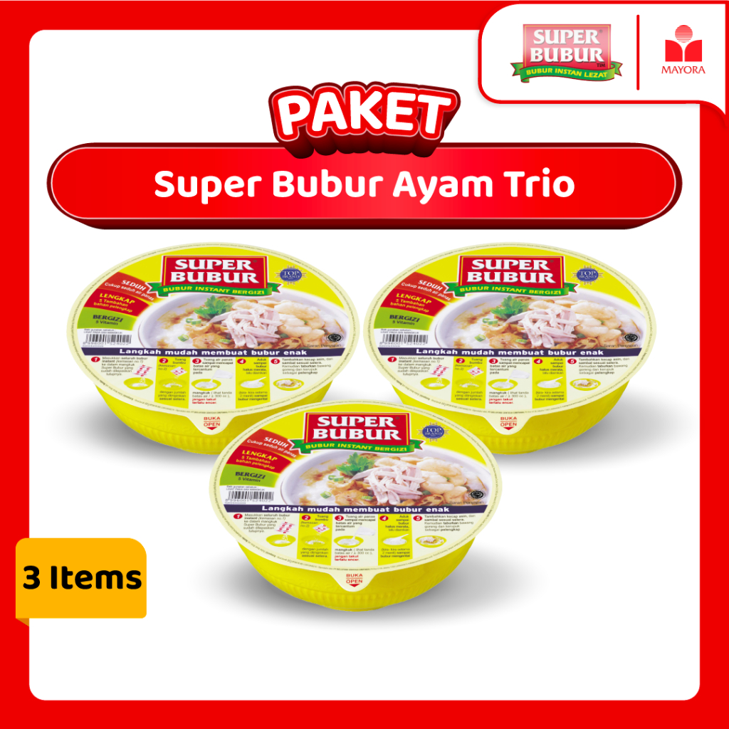 

Super Bubur Ayam Trio 64 gram