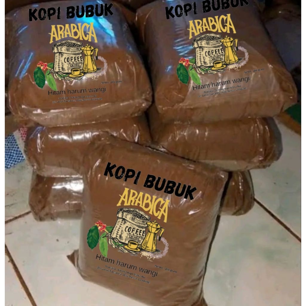 

Kopi bubuk arabica 100% asli tanpa campuran 200 gram