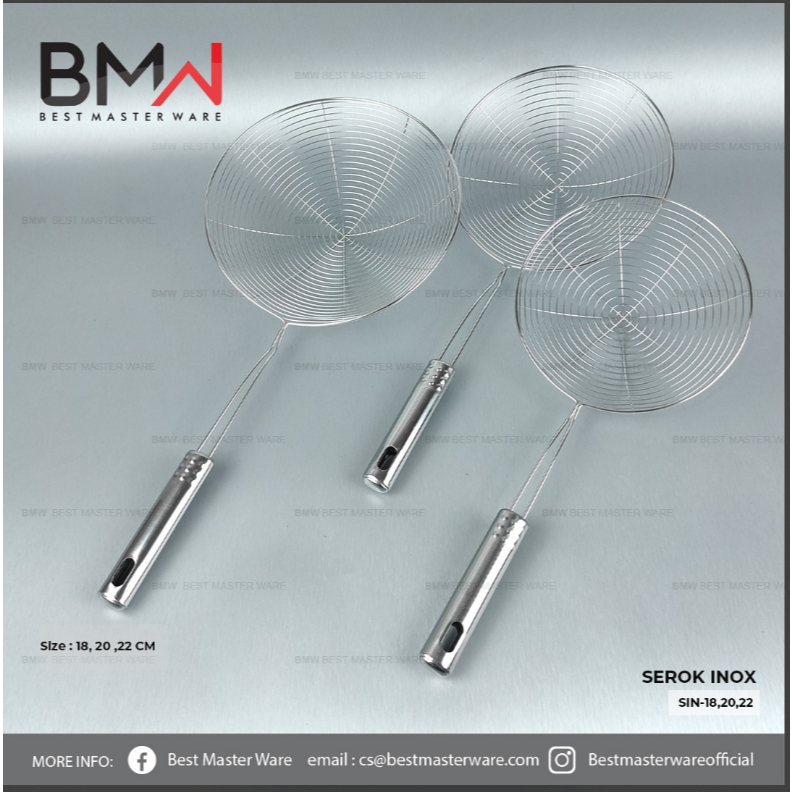 Serok Inox / Tirisan Masakan Kerupuk Stainless Steel