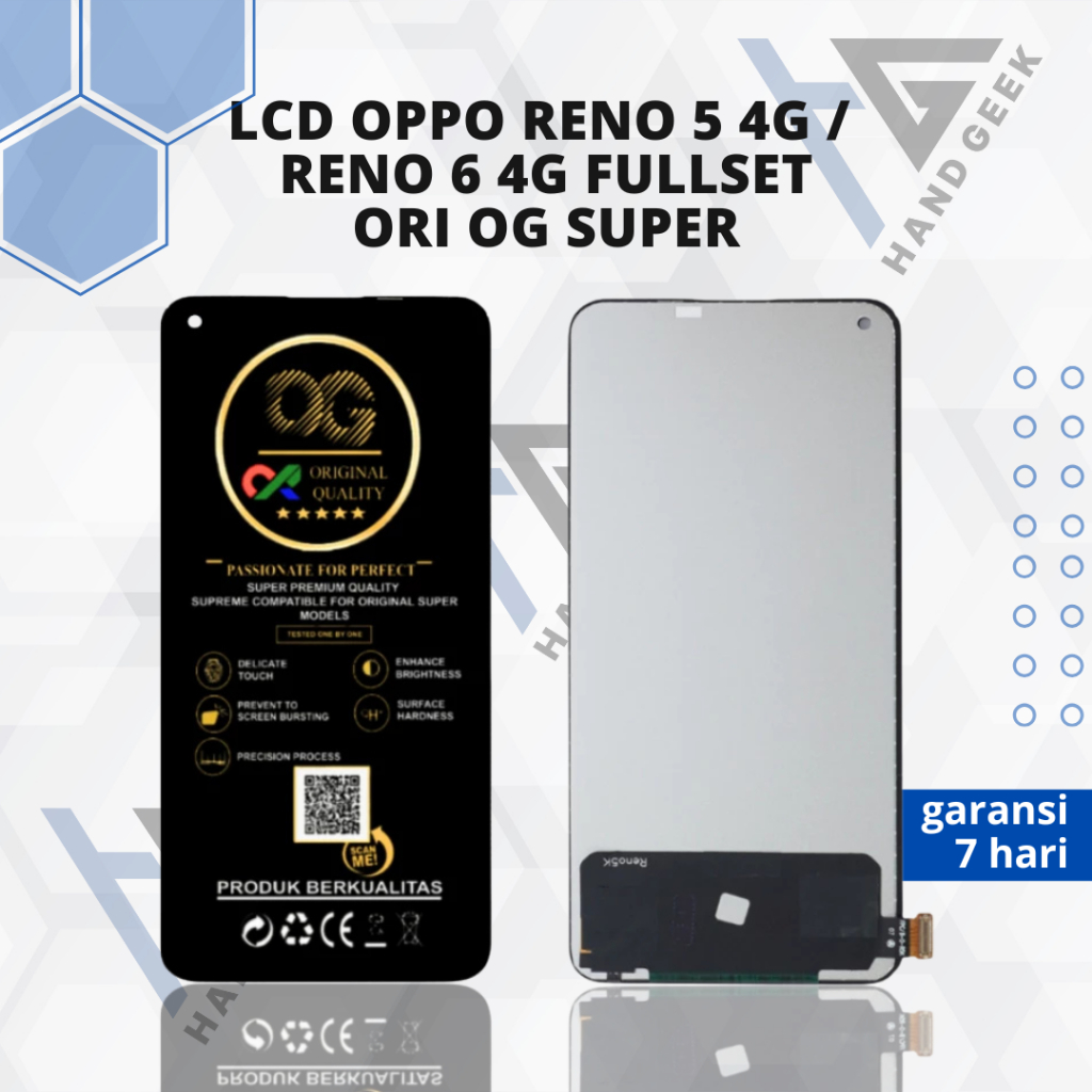 LCD OPPO RENO 5 4G / RENO 6 4G FULLSET ORI OG SUPER