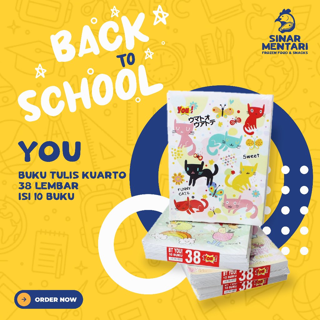 

Buku Tulis Murah YOU 38 lembar