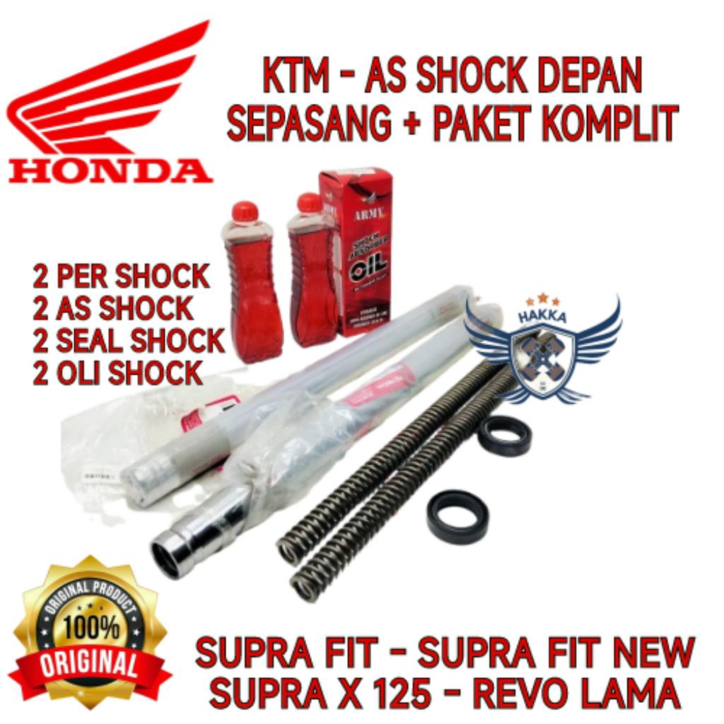 KTM ORIGINAL KOMPLIS AS SHOCK HONDA SUPRA FIT X, AS SHOCK HONDA SUPRA FIT NEW, AS SHOCK HONDA SUPRA 