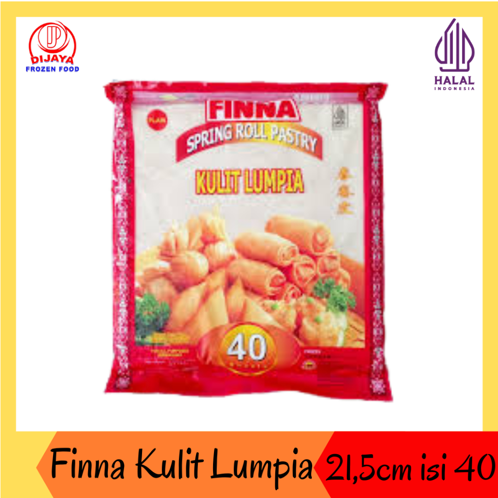

Finna Kulit Lumpia 125mm & 215mm - Kulit Lumpia isi 50 & 40