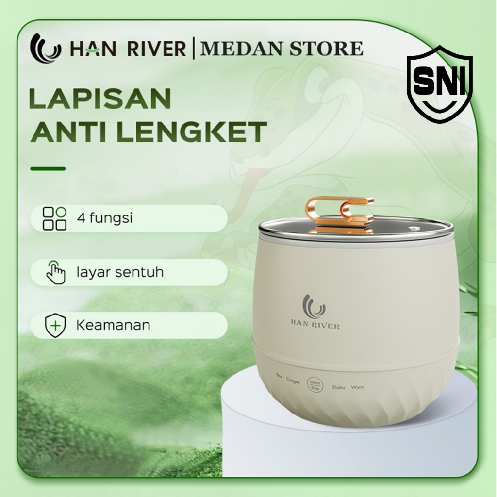 HAN RIVER Medan Magic com mini HRRC05WT Rice Cooker Mini/Penanak nasi 300watt
