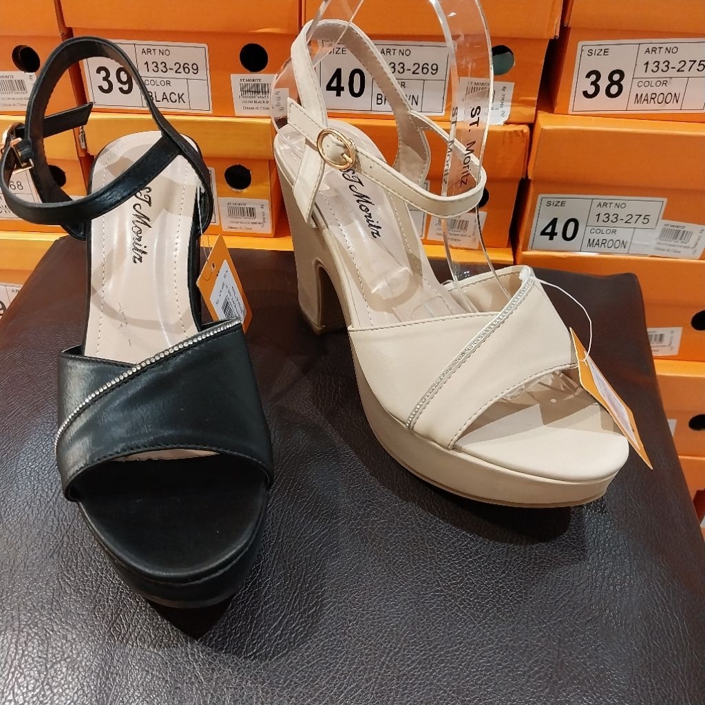 ST.MORITZ❗️sandal wanita heels 10cm ori by matahari