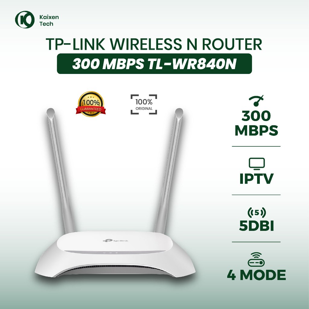 TP-LINK TL-WR840N 300 Mbps Wireless Router WR840N TP LINK 840n WIFI 840 Original