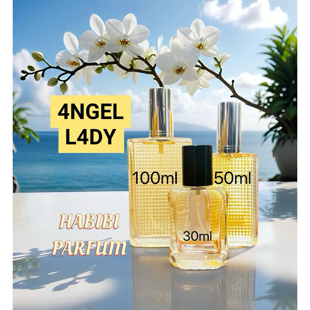 Parfum  ANGEL LADY tahan lama non alkohol refil isi 100ml 50ml 30ml