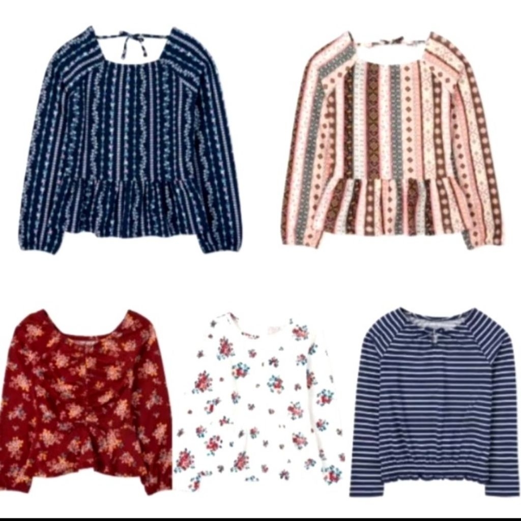 Atasan Anak Sabrina Place Navy Tali Punggung