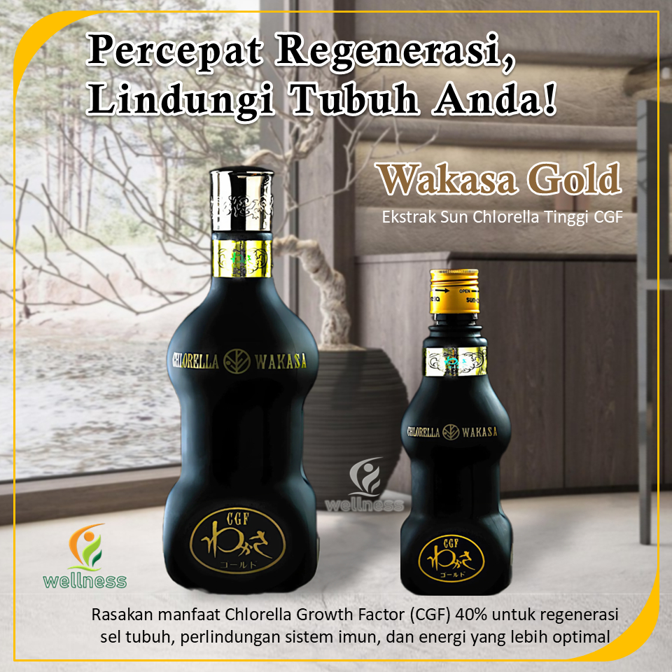 CNI Wakasa Gold / W Sun Wakasa | Suplemen CGF untuk Regenerasi Sel & Daya Tahan Tubuh