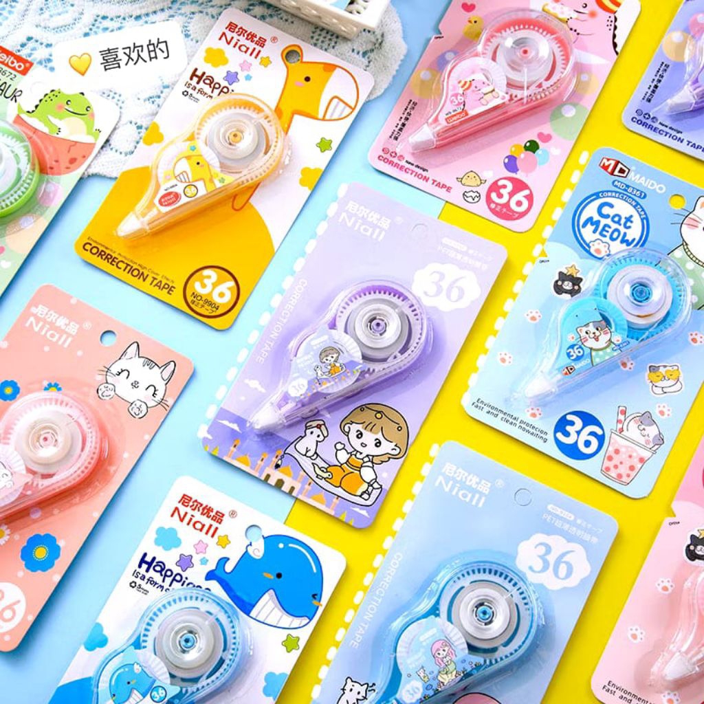 

Tipe X kertas Roll Karakter correction tape