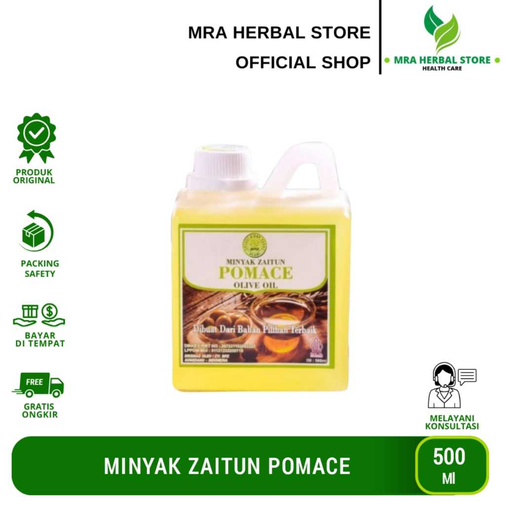 

Zaitun Pomace | Bpz Pomace Olive Oil | Minyak Zaitun Extra Virgin Evo 500 Ml