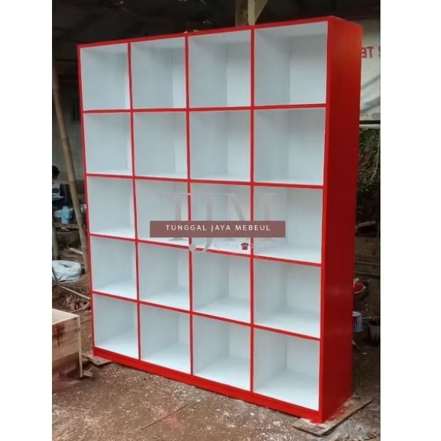 rak susun / rak kayu/ rak kotak / rak buku / rak toko sembako/ rak warung/ rak perpustakaan/ rak lau