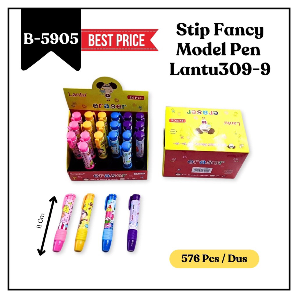 

CTK031 1box(24pcs) Penghapus Lantu Penghapus Mekanik Penghapus lucu penghapus pensil