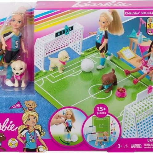 Barbie Chelsea Soccer Set - Mainan Soccer Set Barbie