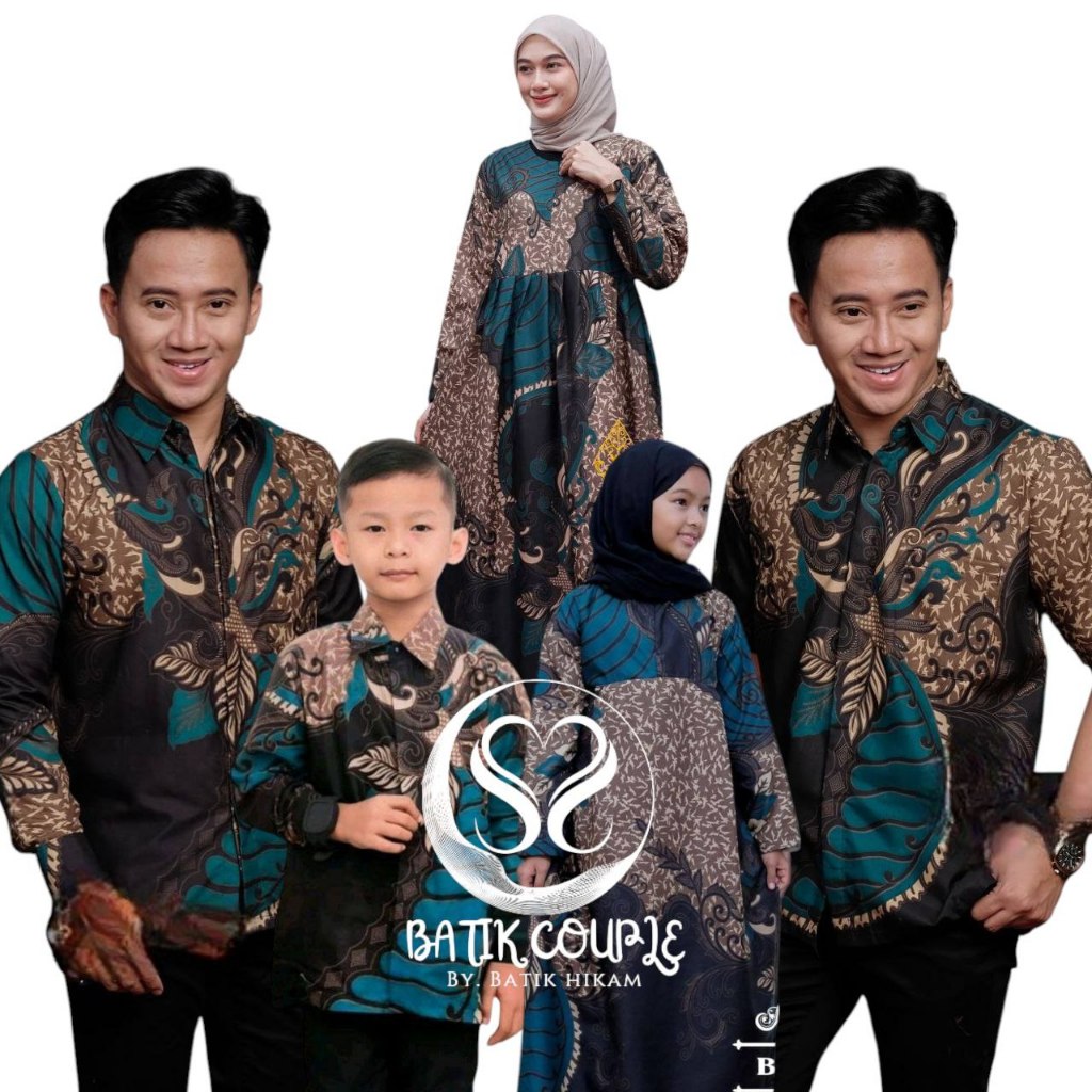 BATIK COUPLE- Baju Batik Couple Keluarga Sarimbit Kondangan || Couple Batik Dewasa dan Batik Anak