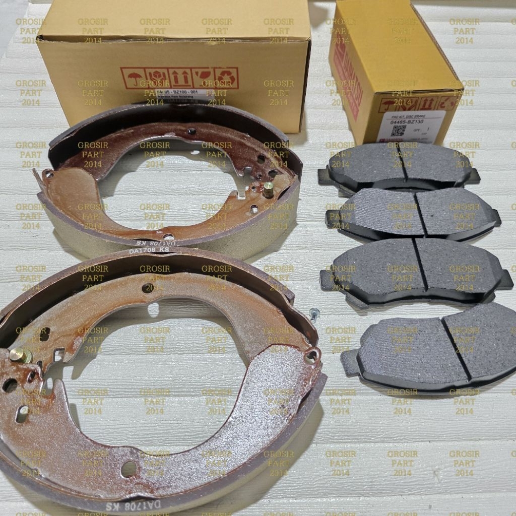 BRAKE PAD BRAKE SHOE GRAND MAX KAMPAS REM DEPAN KAMPAS REM BELAKANG GRAND MAX ORIGINAL 2SET DEPAN BE