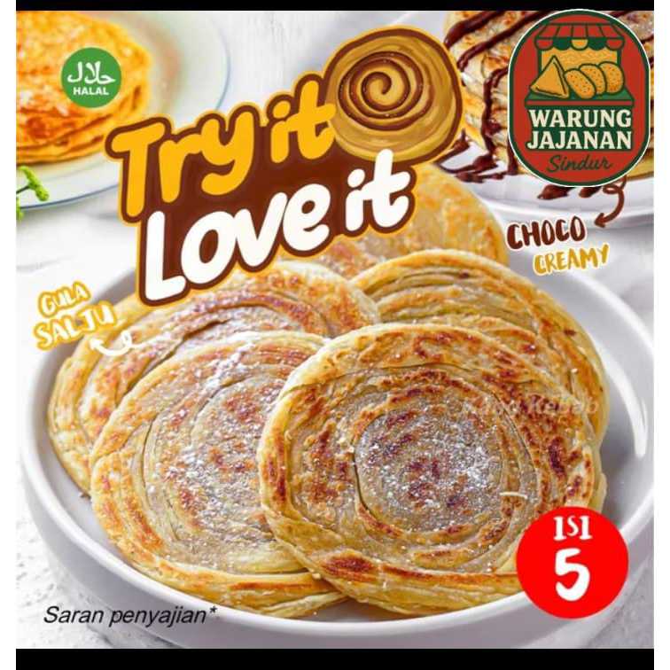 

Roti Maryam Frozen Homemade Isi 5 - Cemilan Praktis Manis