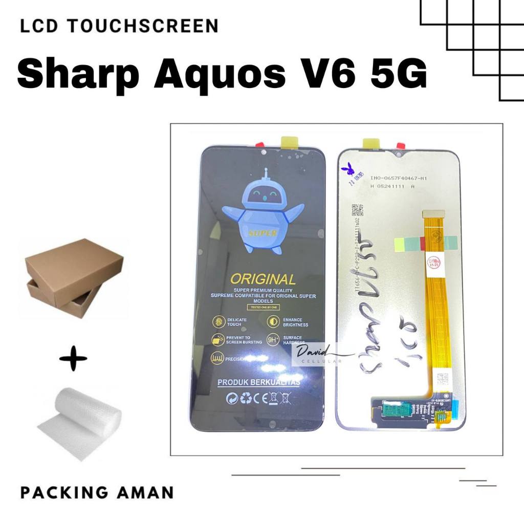 LCD TOUCHSCREEN SHARP AQUOS V6 5G FULLSET