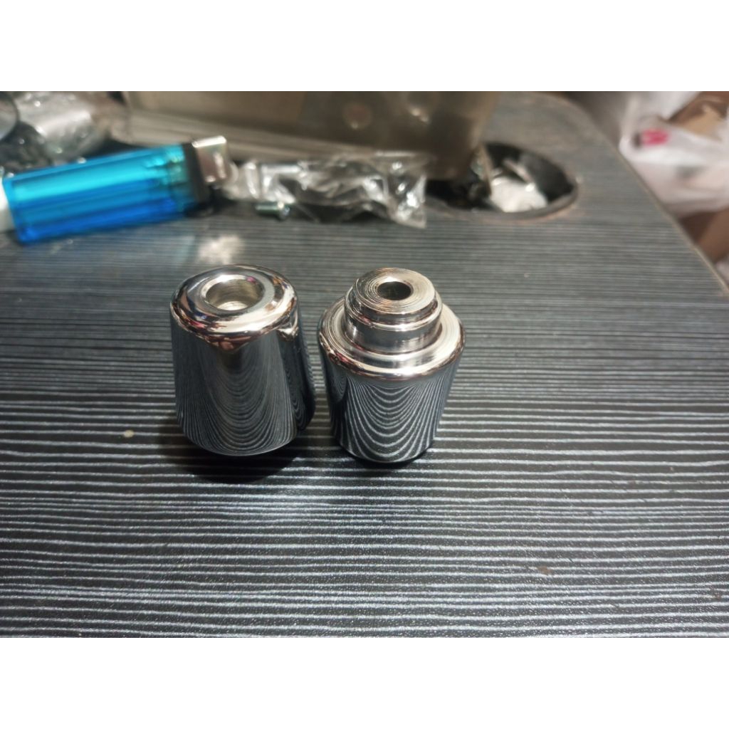 Jalu bandul stang motor Yamaha RX king scorpio original celup chrome.