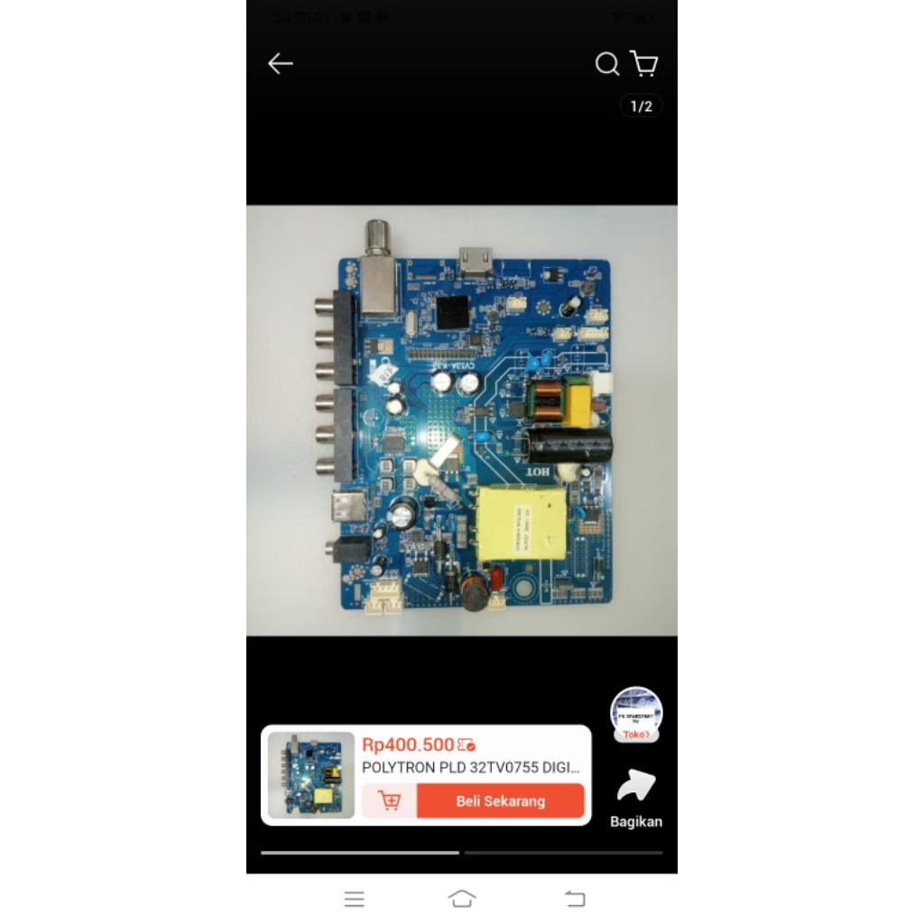 MB MAINBOARD TV POLYTRON PLD 32TV0755 - 32TV1855 - 32V1855