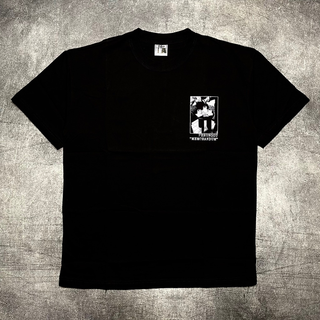 GNOBMEL MERCH TSHIRT PERUNGGU - THE LYRICS Official Merchandise KAOS PRIA
