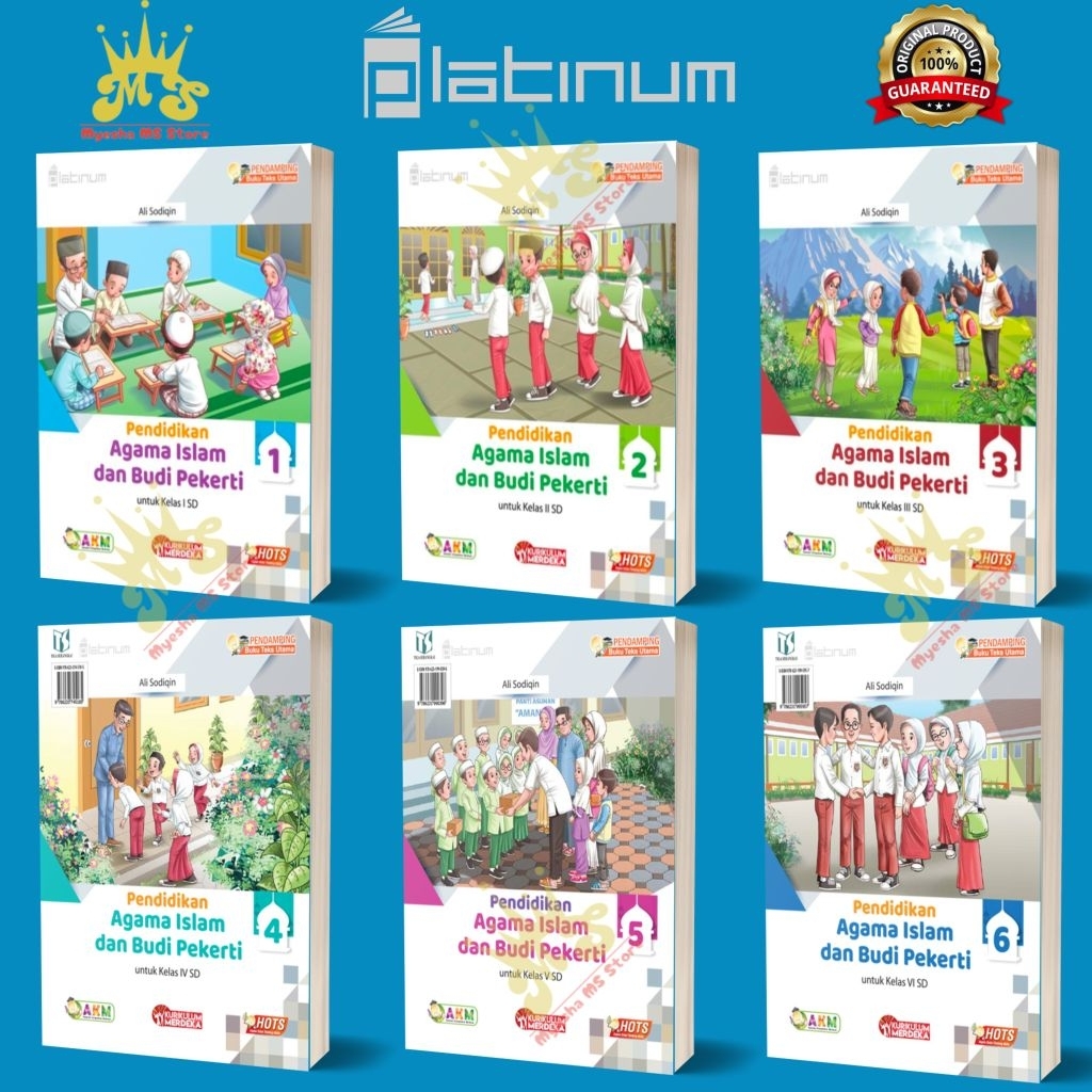 Pendidikan Agama Islam PAI SD kelas 1,2,3,4,5,6 Kurikulum Merdeka Revisi Terbaru 2025 Penerbit Tiga 