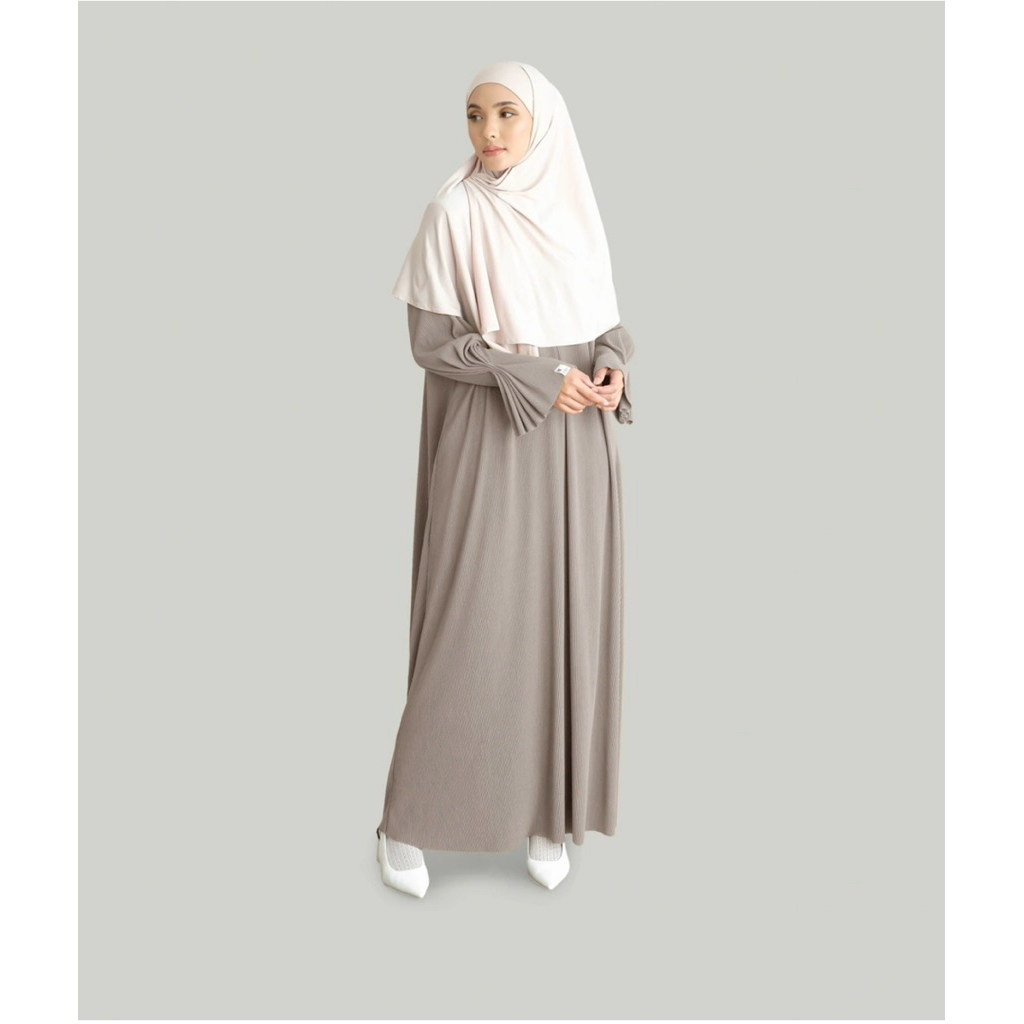 New Khalewale Pleats Dress XL Mocca