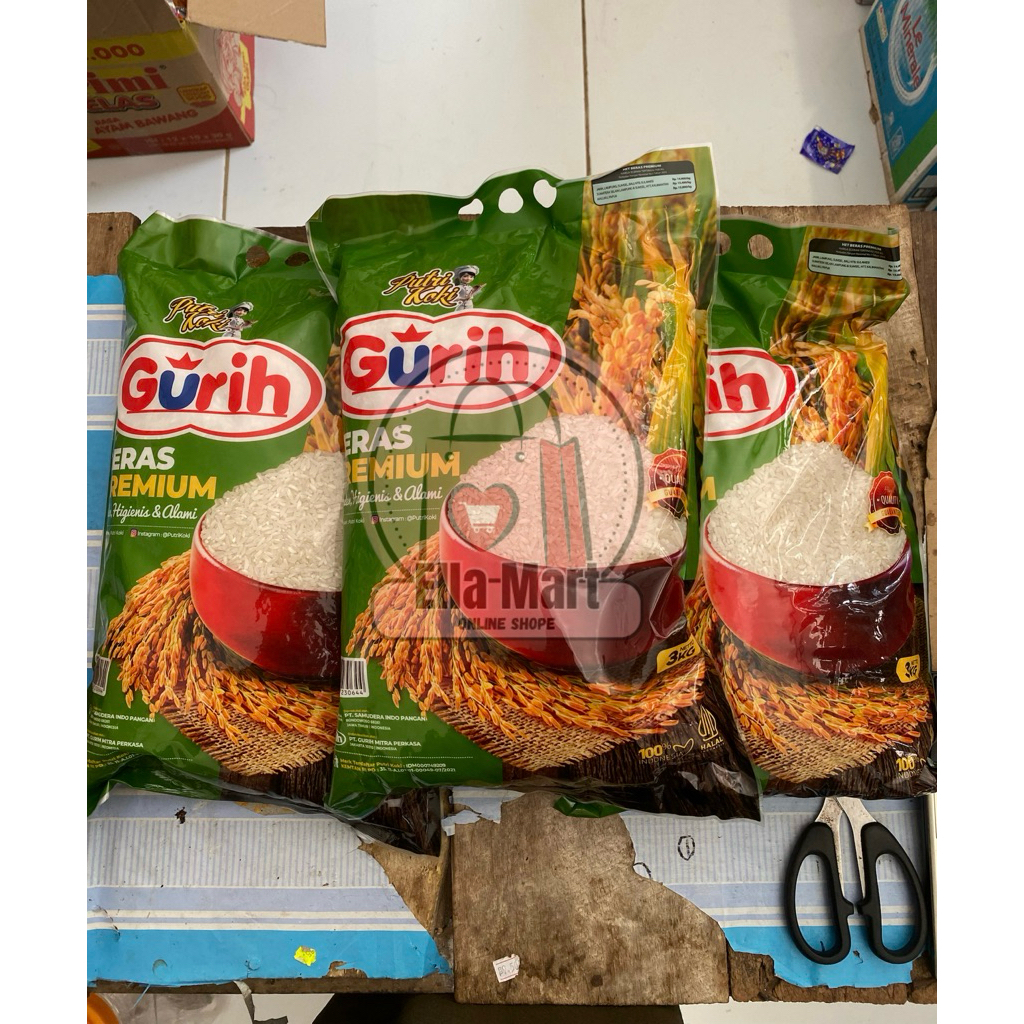 beras putih premium gurih 3kg