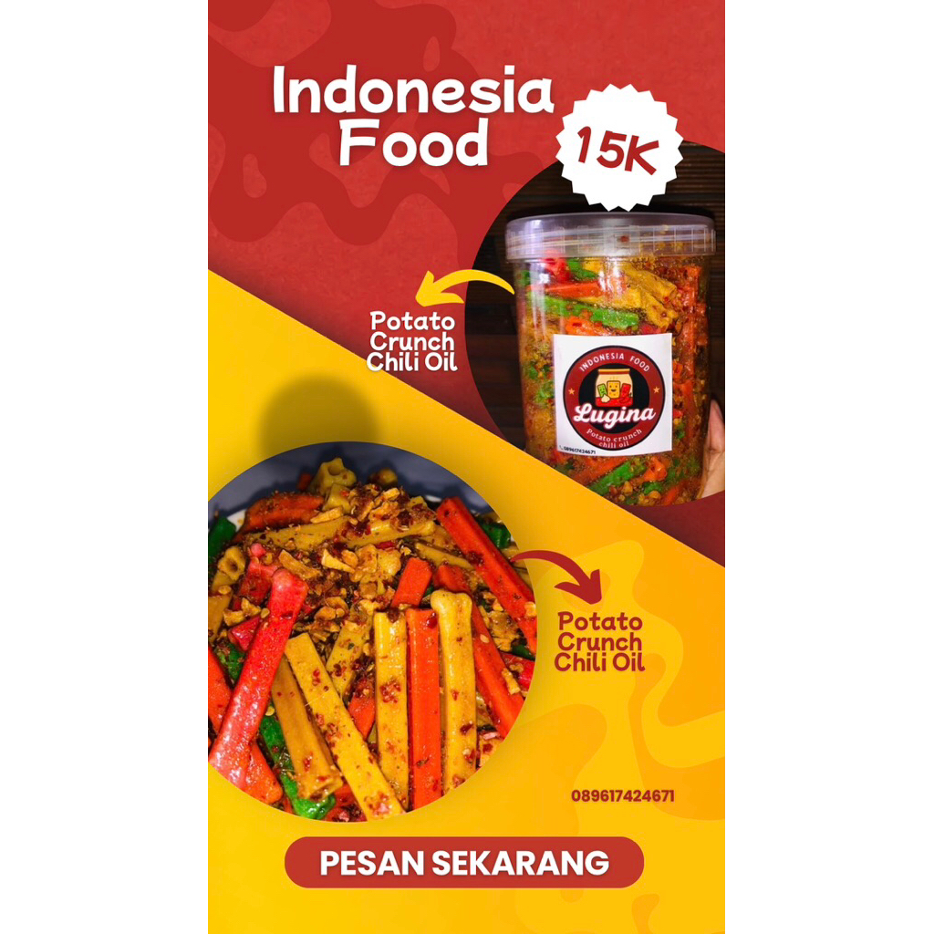 

Lugina Potato Crunch Chili Oil Level 5