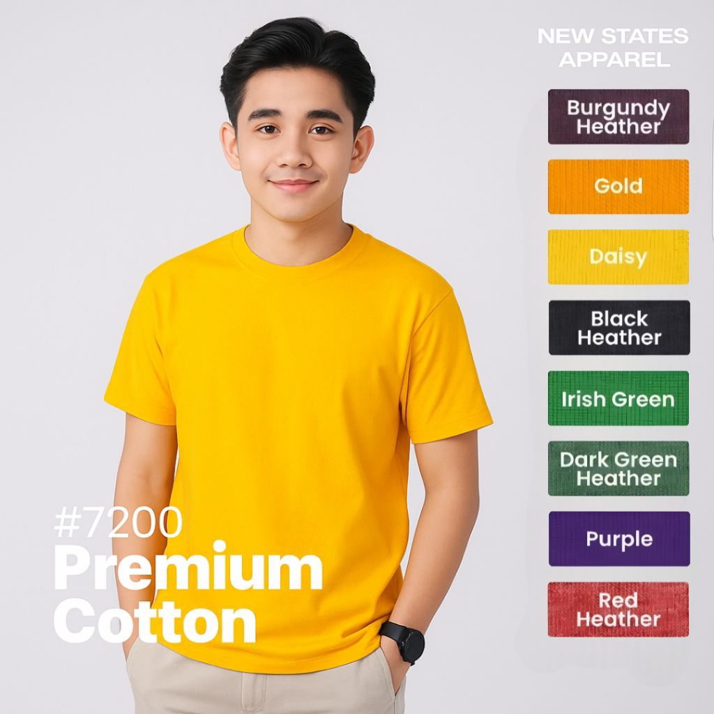 Kaos NSA PREMIUM COTTON 7200 katun 24s pria wanita
