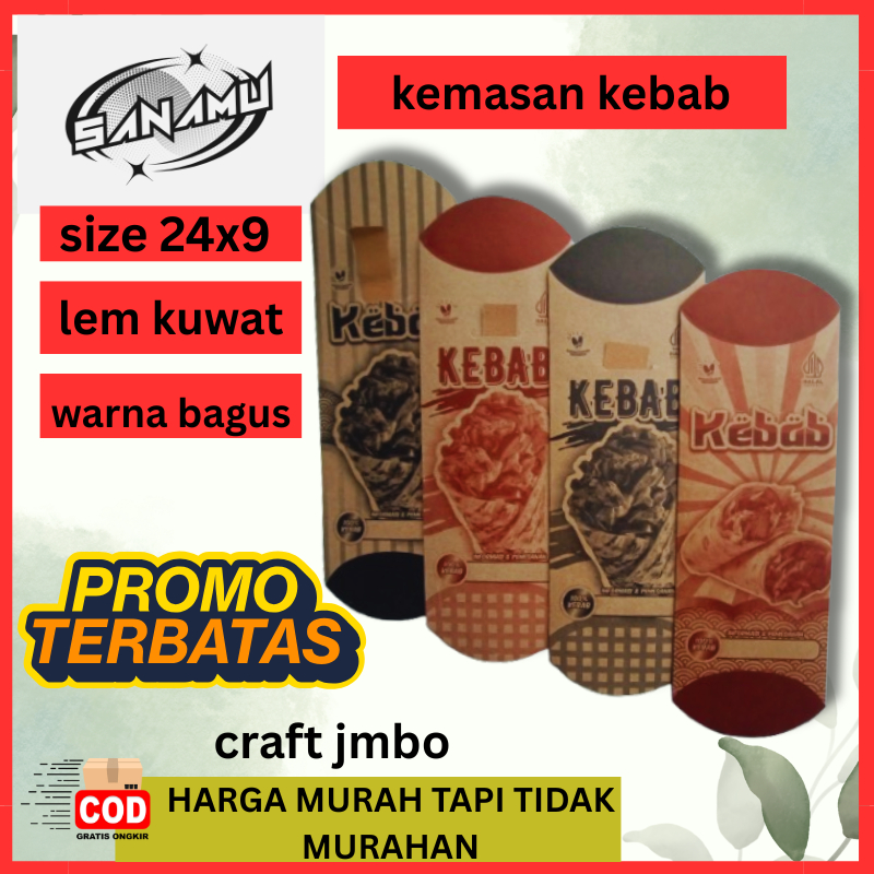

bok kebab24x9 kertas kebab pembungkus kebab bungkus kebab kemasan kebab wadah kebab peckging kebab kardus kebab