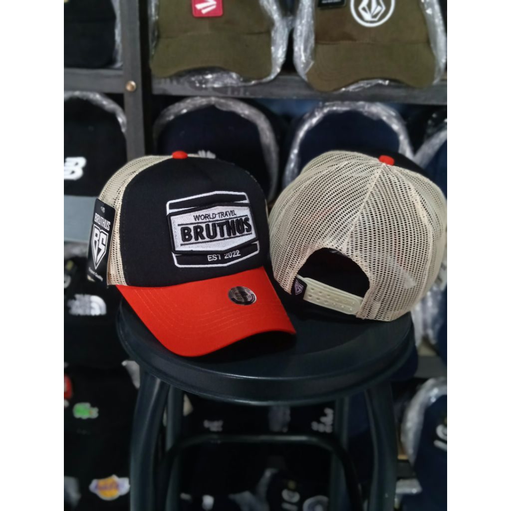 Topi Jaring Trucker Premium/Topi Trucker Original bordir/topi distro/topi jala premium
